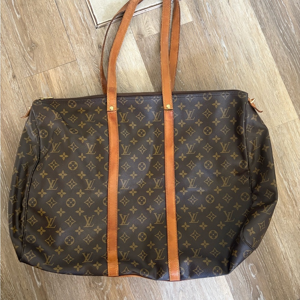 Louis Vuitton Brown Monogram Travel Bag